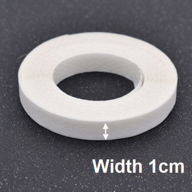 Chzimade 1 롤 10M 핫멜트 접착 메쉬 테이프 패스너 의류 양면 릴리스 Interlining 테이프 Diy 재봉 액세서리, [03] 1cmWA01XKM001-01, 1개