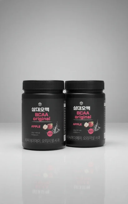 삼대오백 BCAA 아미노산 사과 300g 2통 120회분 - 쿠팡