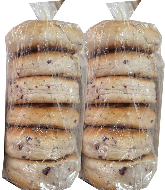 코스트코 커클랜드 워터보일드 베이글 (크랜베리블루베리+크랜베리블루베리), 2개, 708g