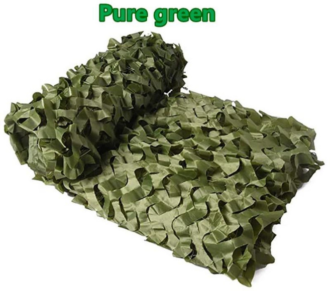 밀리터리 위장망 파빌리온 차고 차양망 정원 장식망 녹색 정글 흰색 사막색, [08] 3x6m, 5. Pure green