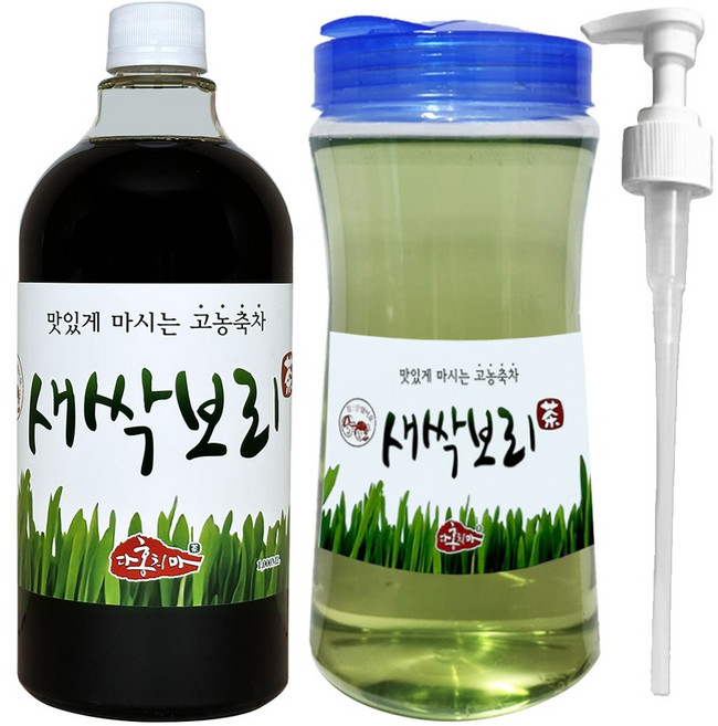홍치마 대용량 목넘김좋은 유기농 새싹보리차 농축 새싹보리 원액 액상 1000ml 다홍치마, 1L, 1개입, 1개