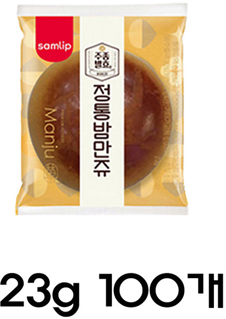 삼립 옛날 밤만쥬 빵 30개입 750g, 23g, 100개