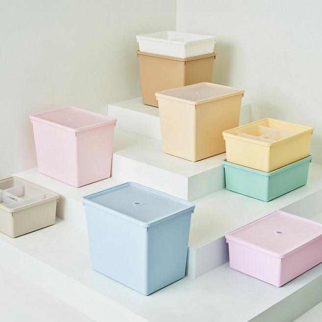 한샘 샘키즈 플라스틱 박스 (18종/택1) 정리 수납박스, 베이비블루, 1개