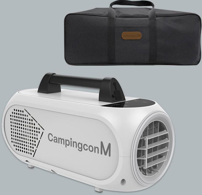 캠핑콘M 휴대용 미니 DC모터 캠핑 에어컨 전용가방포함