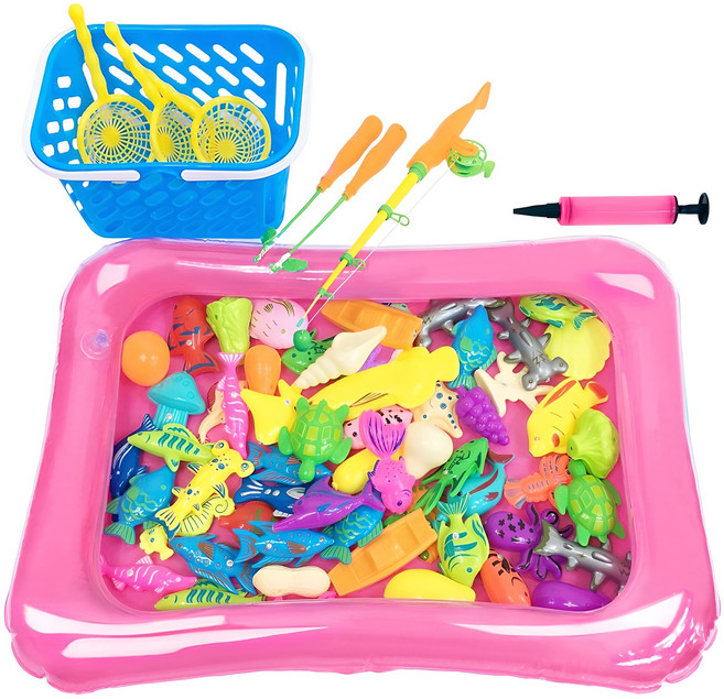 자석 낚시놀이 67p, 혼합색상, 1개