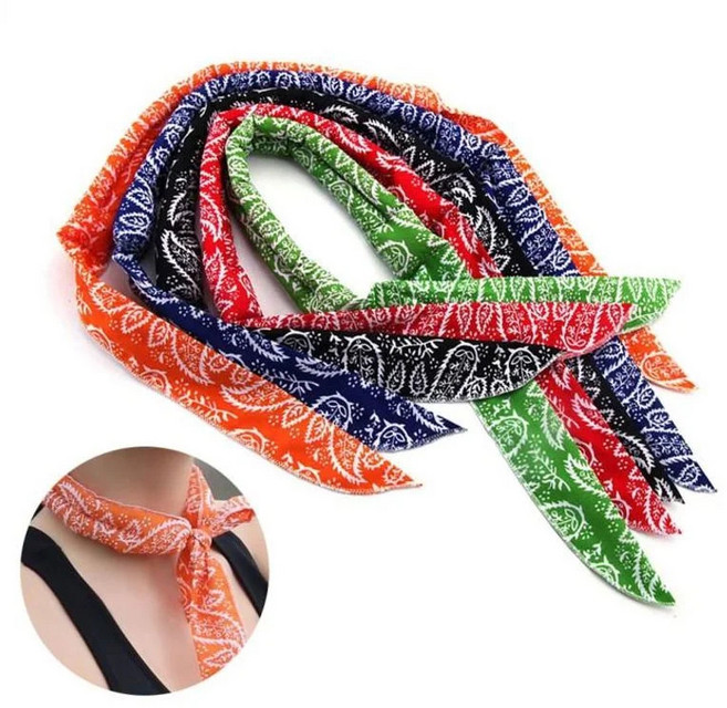 제이엔 아이스 쿨링 스카프, 블랙, 본상품선택, 1개