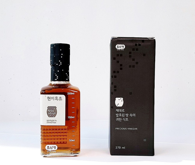 초산정 현미흑초 천연발효 현미 식초 270ml, 1개