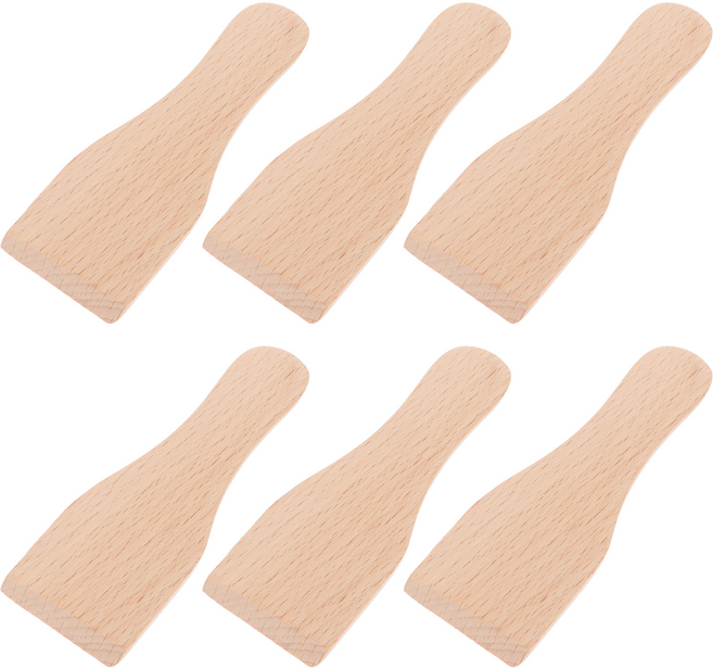 호환 주걱 나무 스프레더 버터 스크레이퍼 크림 주방 케이크 라클렛 스프레딩 프로스팅 터너 치즈 요리, 01 Wood color, 1개