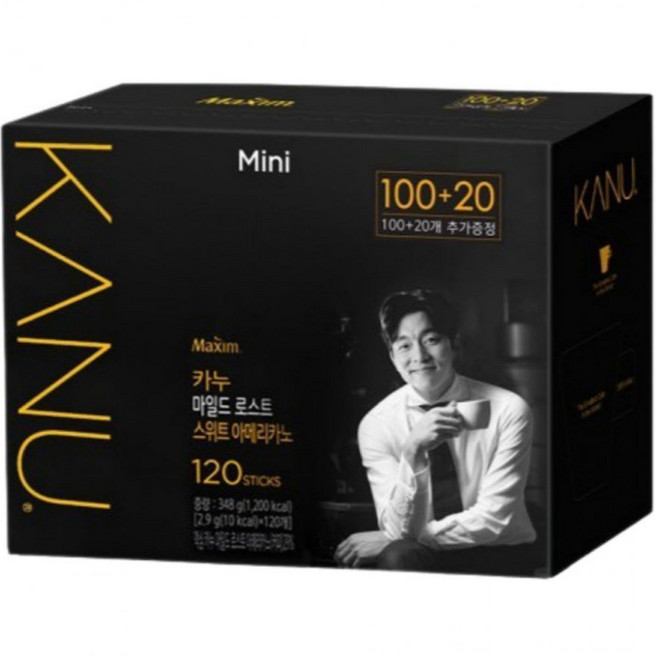 카누 미니 마일드로스트 스위트아메리카노 120T 국민커피 음료, 1개