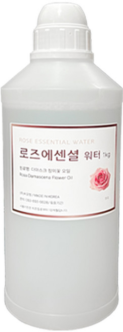 비오엠 로즈 에센셜 워터 장미수 대용량, 1kg, 1개