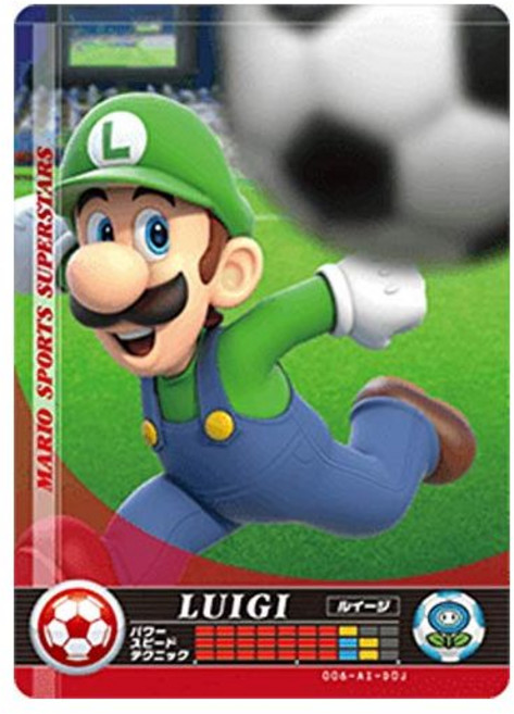 닌텐도 마리오 스포츠 슈퍼스타 아미보 카드 스위치 Wii U 3DS용 축구 루이지, 닌텐도 마리오 스포츠 슈퍼스타 아미보 카드 스위치, W