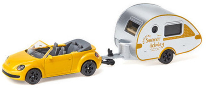 [선물완구]시쿠 자동차와 캠핑카 Caravan 미니카 다이캐스트 SK1629, 1개