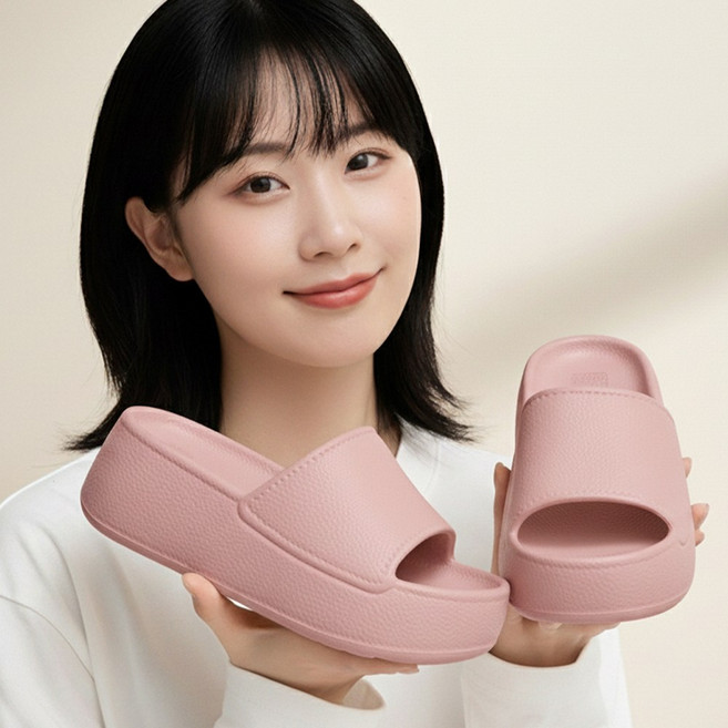 루타미 사무실 여성 통굽 슬리퍼