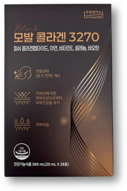 식약처 인증 마시는 모발 콜라겐 collagen 아누카 사과 추출물 L 시스틴 어린콜라겐 펩타이드, 1박스, 28포