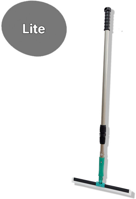 라이노 다목적 스퀴지세트 라이트 고급형 34cm 스퀴지 자루 세트 욕실 물기제거 거울 유리창 청소, 1개