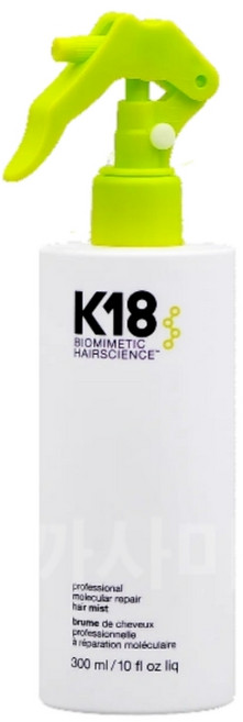 K18 리브인 몰레큘러 리페어 헤어 마스크 프로페셔널 대용량 손상모 정품, 1개, 300ml