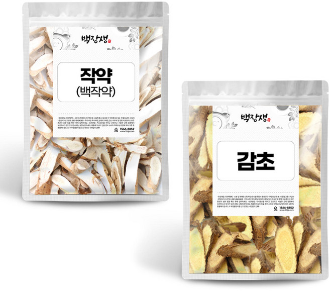 백장생 작약 감초차 재료 세트, 1세트, 300g