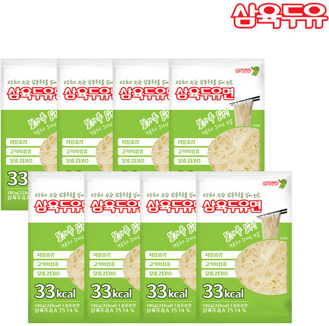 두유면, 8개, 180g