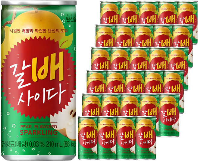 해태htb 갈배사이다, 210ml, 30개