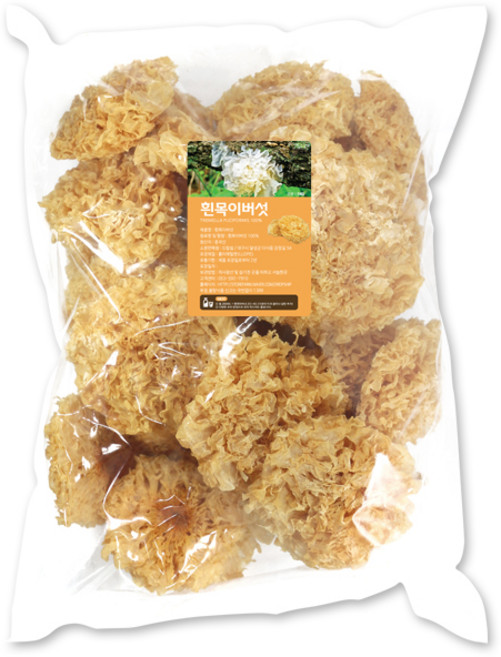 흰목이버섯(중국) 1kg 은이버섯 차 건강 한방 약재, 흰목이버섯[중국] 1kg, 1개