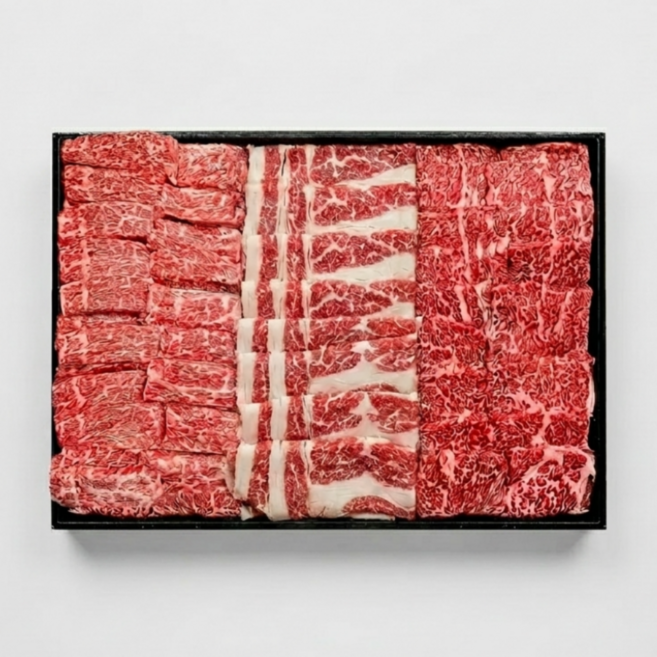 1++ 한우 모듬세트 소고기 구이용, 1개, 600g