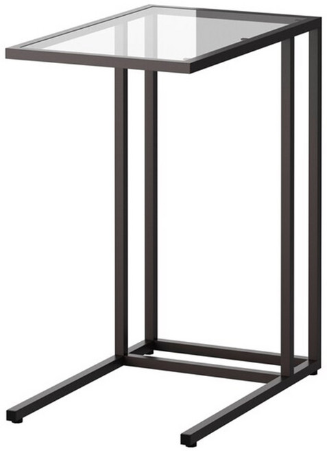 이케아 VITTSJO 빗셰 노트북스탠드 보조 테이블 침실 거실 협탁, 블랙 802.502.50