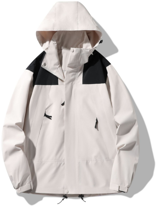 NEW 남녀 공용 후드 경량 집업 바람막이 점퍼 아웃도어 스포츠 바람막이 홑겹 방수 바람막이 캐주얼 자켓 트렌디 트레킹복 등산복