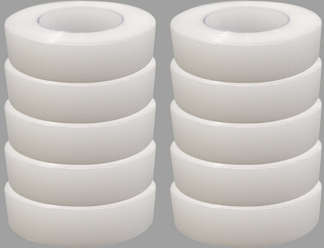 5+5 다용도 속눈썹 연장 엠보싱 PE 테이프 접착력 전문가용 셀프용 재료, 1세트, 투명