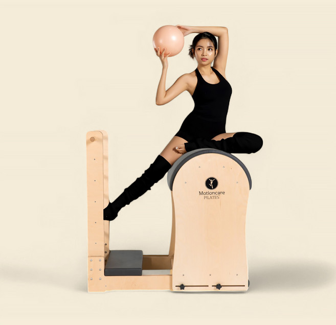 모션케어 필라테스 홈 레더 바렐 가정용 기구 유연성운동 홈바렐 레더바렐, 아이보리
