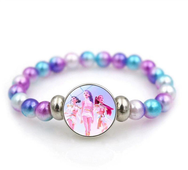 케이팝 데몬헌터스 패션 팔찌 뱅글 코스프레 색깔 비즈 선물 1개966582-249088