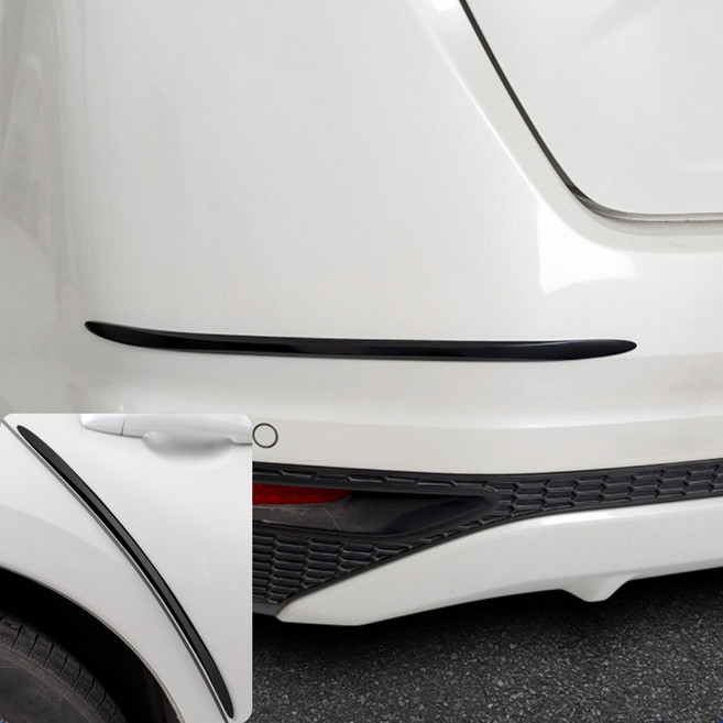 셀렛 자동차 슬림 깔끔 범퍼 도어 가드, 4개, 검정