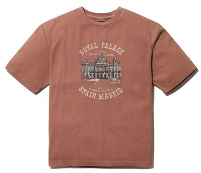 올젠 남성 피그먼트 그래픽 라운드 반팔티 ZOG2TR1309