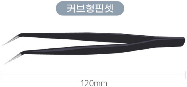 DACUTDDA 다커따 스티커를 붙이며 만드는 픽셀아트북 <스티픽:야경편>, 핀셋추가(커브)
