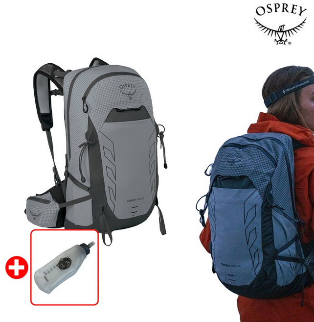 25년 오스프리 탈론 프로 20L 등산 가방 배낭 OPF1MBH008, ONE, Silver Lining/WB