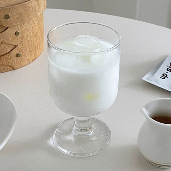 보르미올리 호스테리아 미디움 고블렛잔 200ml 와인잔 막걸리잔 강화유리컵 6개세트, 6개