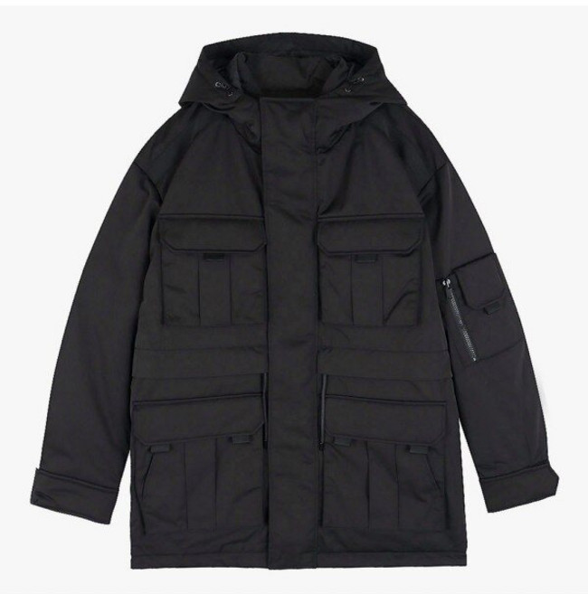 크리스크리스티 크리스크리스티 4포켓 유틸리티 미들점퍼_BLACK / KKMCLWW0003