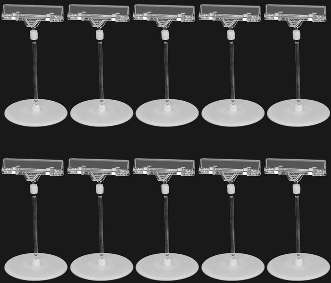 제로리빙 꺾이는 관절 다용도 원형 POP 가격표 메뉴판 쇼클립 집게, 1세트