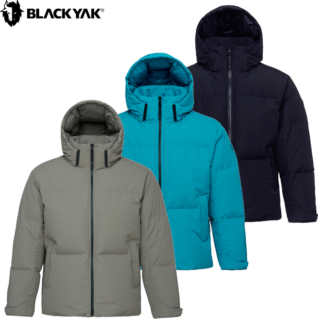 블랙야크 남성 중량급 숏패딩 RDS인증 윈드스토퍼 구스 퀼팅 WSP 다운자켓 1BYPAWU011 GKF281 KRA578