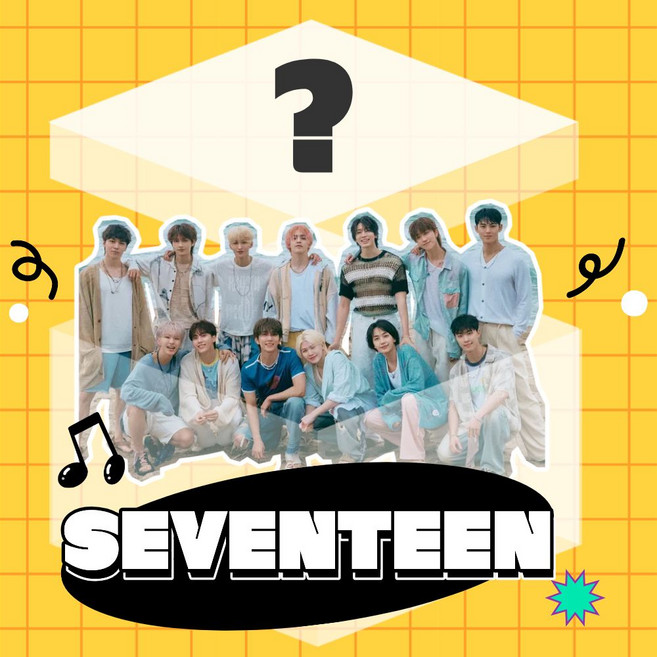 [랜덤박스] 케이팝 앨범 5월 가정의달 선물 럭키박스 에스파 아이브 스키즈 세븐틴 보넥도 투바투, 세븐틴 앨범