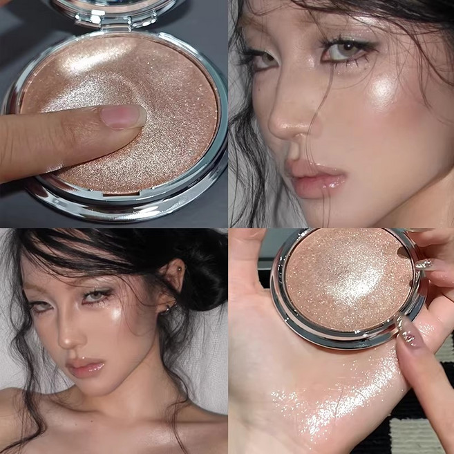 얼굴 하이라이트 하이라이터 코 하이라이트 크림 하이라이트 꺼진얼굴보정 하이라이트 하이라이트 화장품 여성 화장품 하이라이트 얼굴 하이라이트, 1개, 샴페인베이지