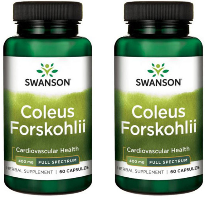 스완슨 콜레우스 포스콜리 400mg 캡슐, 60정, 2개