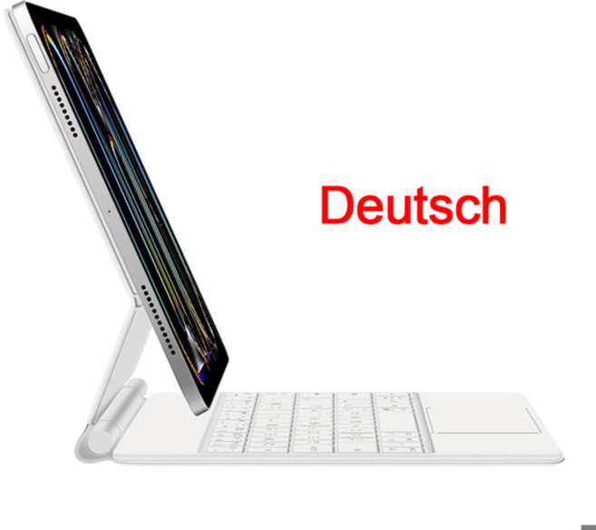 호환 Teclado 터치 패드 백라이트 키보드 케이스 Pro 11 13 2024 M4 용 매직 키보드 Air 11 13 인치 2024 M2 태블릿 커버, iPad Pro 11 M4 2024