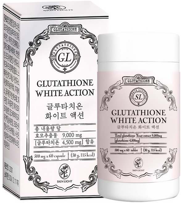 스킨라이트 고함량 글루타치온 다이렉트 화이트 (글루타치온 순함량 4500mg), 60정, 24개