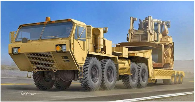 트럼펫터 001055 M983A2 HETT 트랙터 M870A1 세미 트레일러 모델 키트 다양한 제품