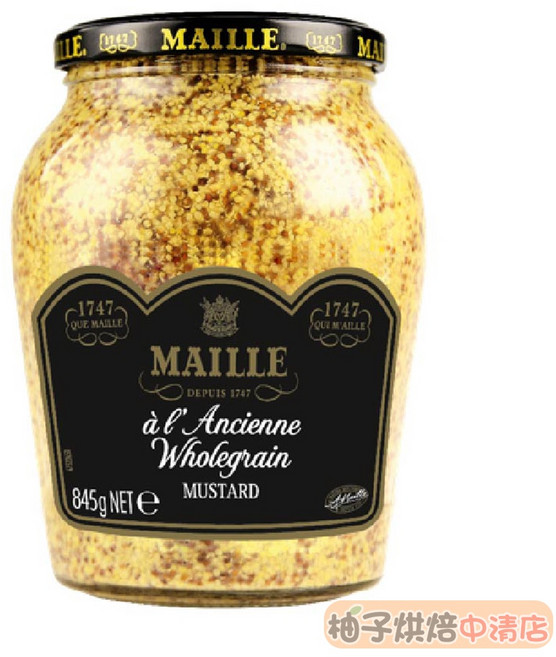 MAILLE 魅雅 經典法式芥茉籽醬 845g, 1個