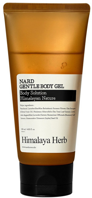 나드 젠틀 수용성 바디젤, 120ml, 4개