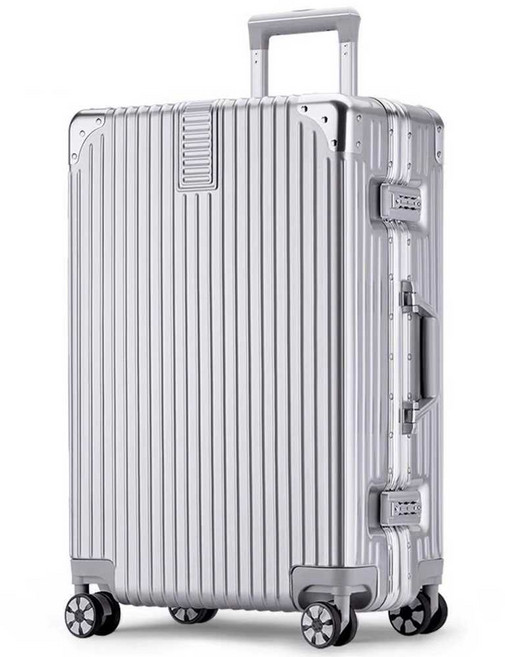 초대형 하드 캐리어 유학 이민 가방 알루미늄 가방