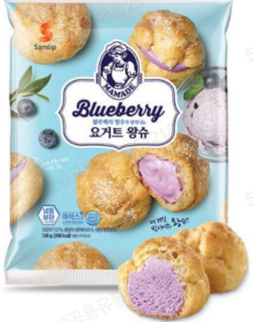 삼립 블루베리 요거트 왕슈4입 108g 3개