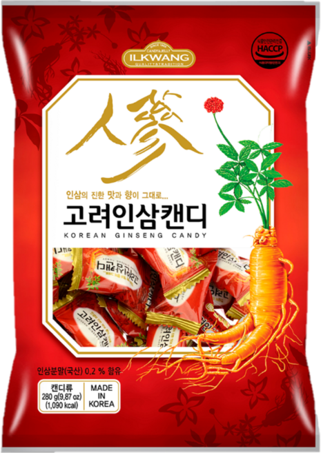 일광제과 고려인삼캔디, 1개, 280g