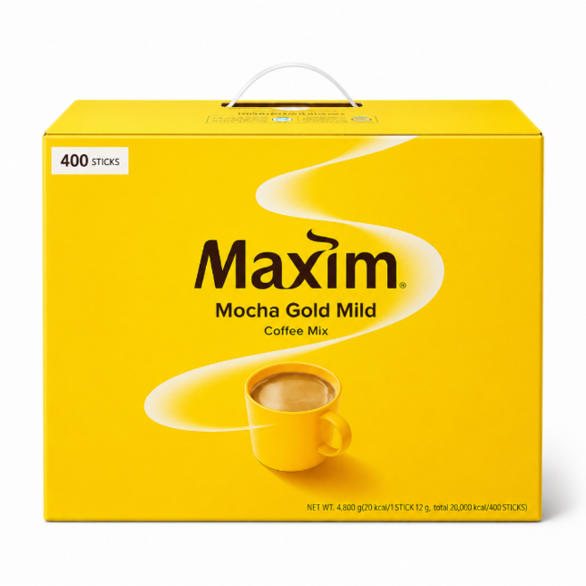 맥심 모카골드 마일드 커피믹스, 12g, 400개입, 1개